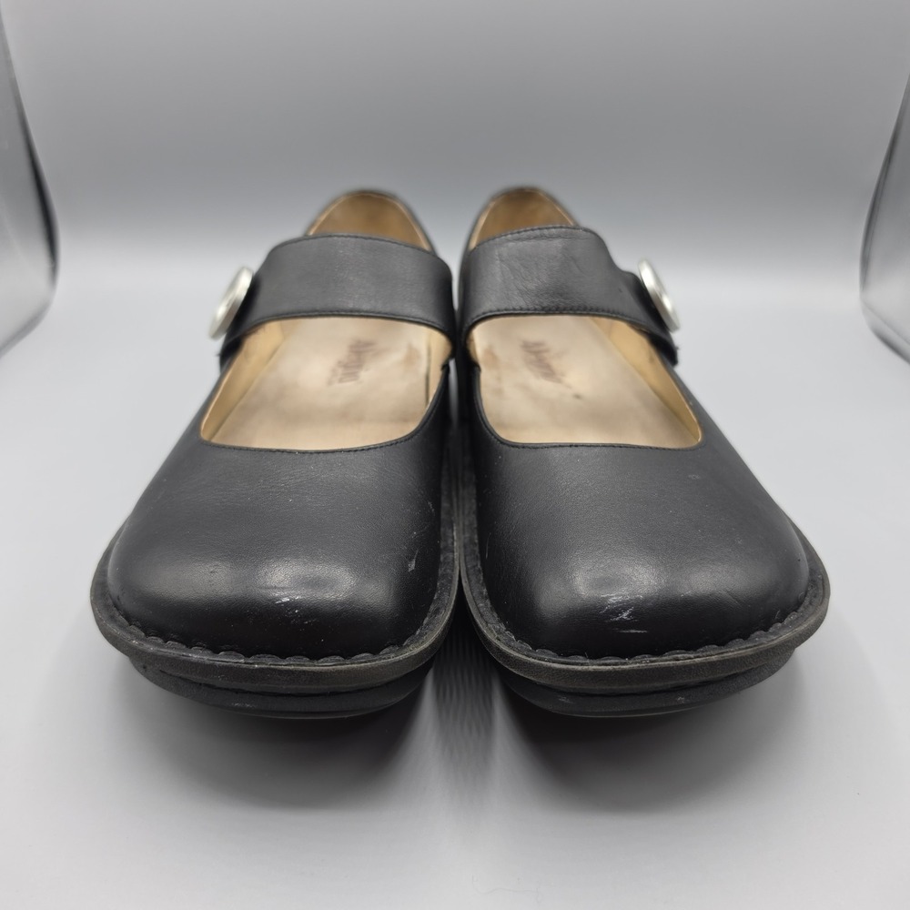 Alegria Paloma Shoes Womens 41 Black Leather Mary Jane Comfort Nurse Uniform - Picture 3 of 14